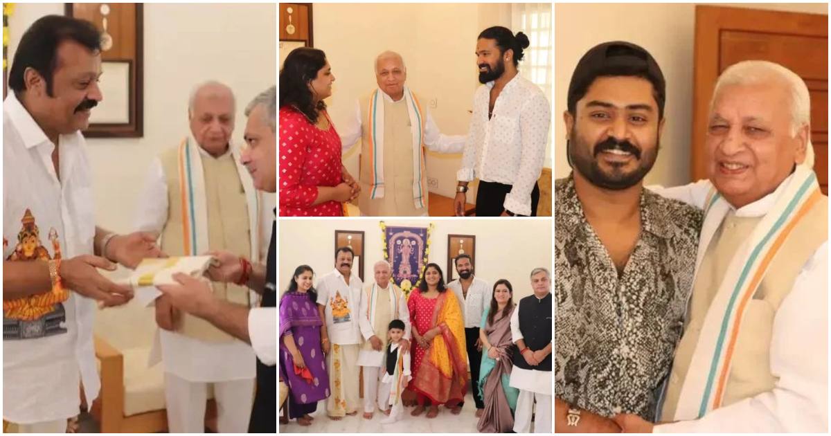 Suresh Gopi's Home Visit Kerala Governor Arif Mohammed Khan