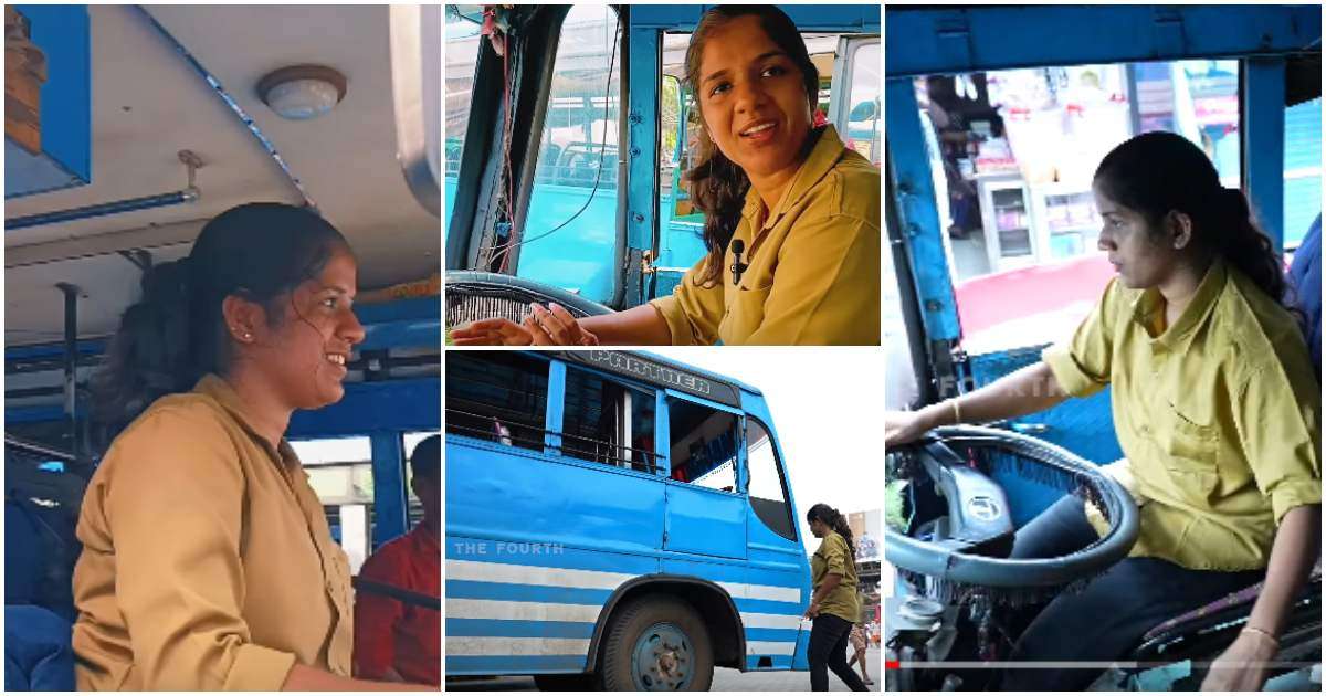 Women Bus Driver Anugraha